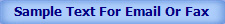 Sample Text For Email Or Fax
